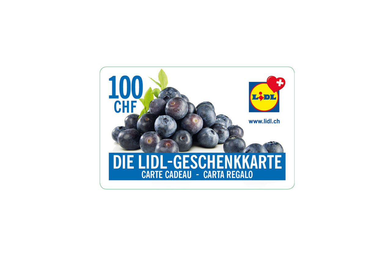 Lidl gift card Wettbewerb Schweiz